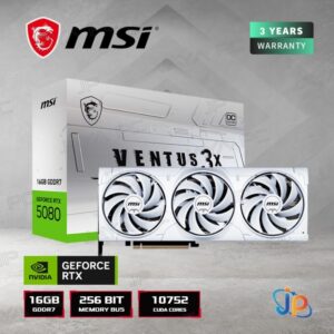VGA MSI GeForce RTX 5080 Ventus 3X White OC 16GB