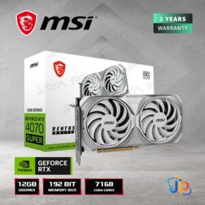 VGA MSI GeForce RTX 4070 Super Ventus 2X OC White 12GB GDDR6X